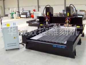 佳木斯同江双头立体多功能石材雕刻机HW-1325-2Z